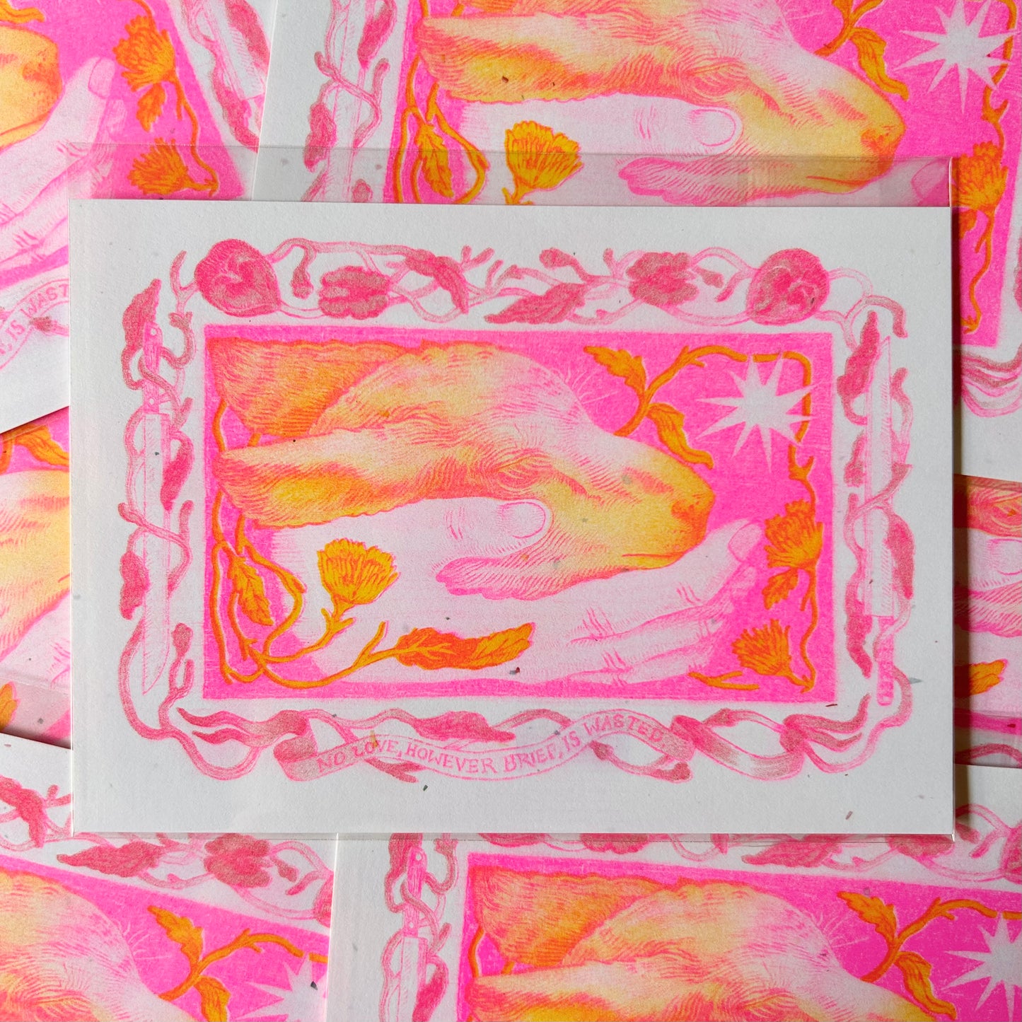 Guarded: Risograph Print