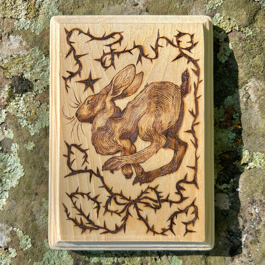 Briar Rabbit: Pyrography Art